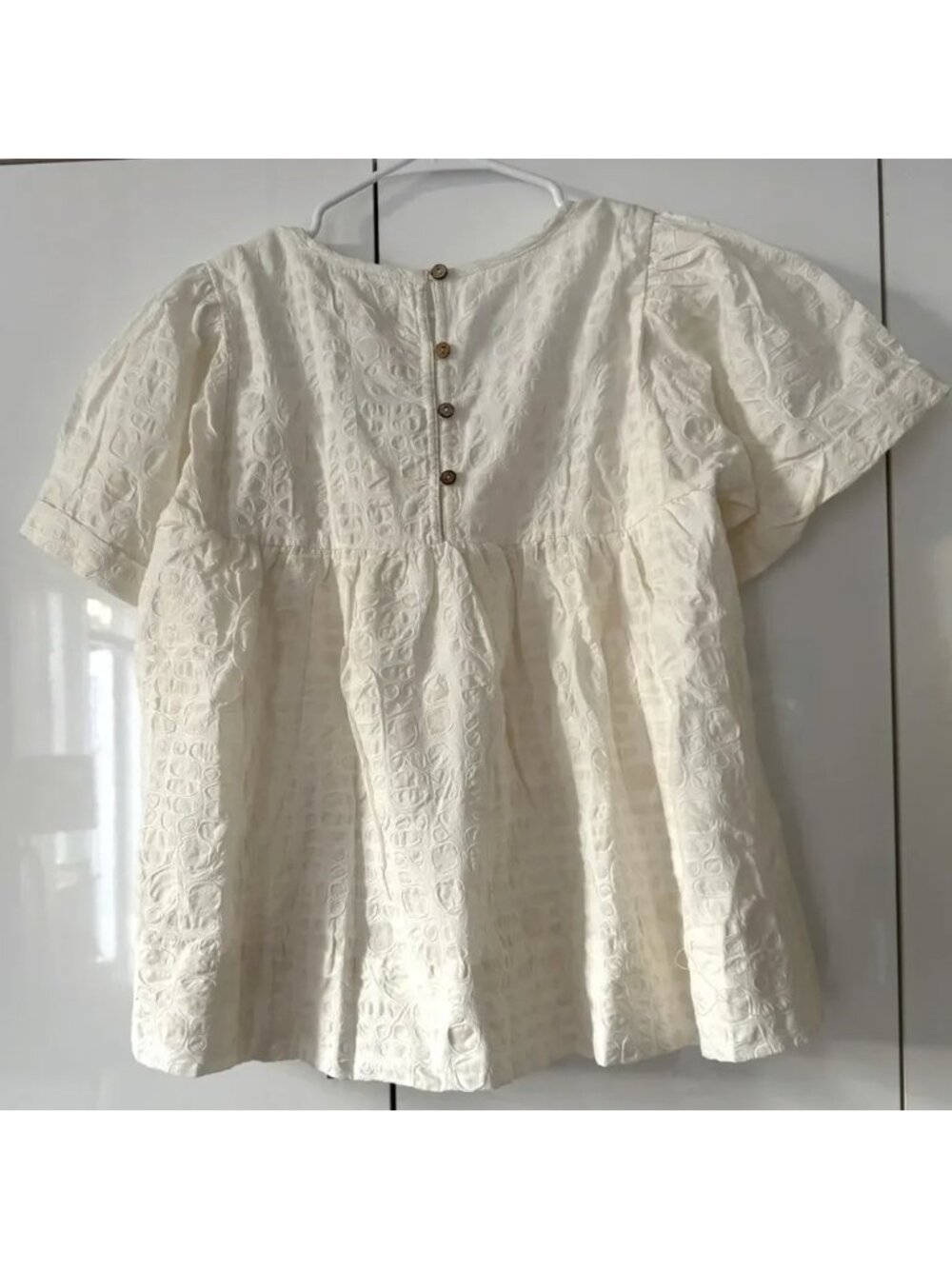 BNWT Porridge Short-Sleeve Luxury Swing Top with lining, size S - Picture 4 of 6